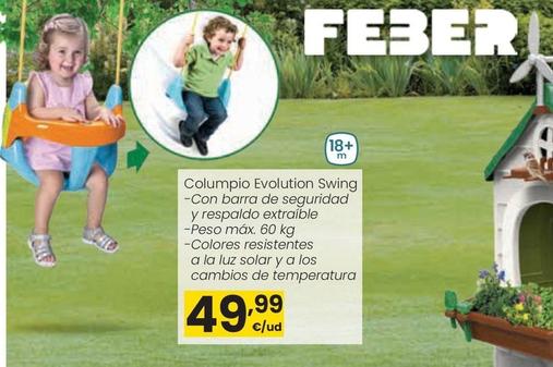 Oferta de Feber - Columpio Evolution Swing por 49,99€ en Eroski
