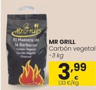 Oferta de Mr Grill - Carbon Vegetal por 3,99€ en Eroski