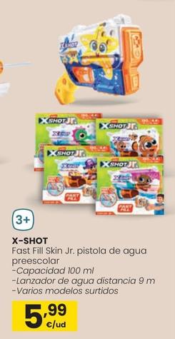 Oferta de X-Shot - Fast Fill Skin Jr. Pistola De Agua Preescolar por 5,99€ en Eroski