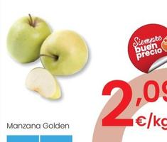 Oferta de Manzana Golden por 2,09€ en Eroski