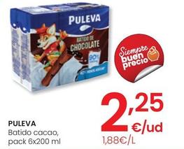 Oferta de Puleva - Batido Cacao por 2,25€ en Eroski