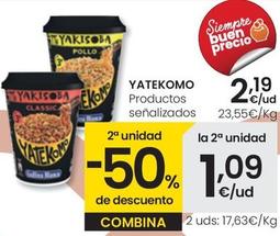 Oferta de Yatekomo - Productos por 2,19€ en Eroski