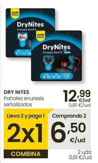 Oferta de Drynites - Panales Enuresis Senalizados por 12,99€ en Eroski