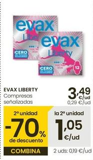 Oferta de Eva - Compresa Senalizadas por 3,49€ en Eroski