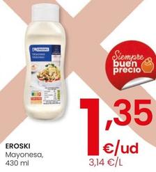 Oferta de Eroski - Mayonesa por 1,35€ en Eroski