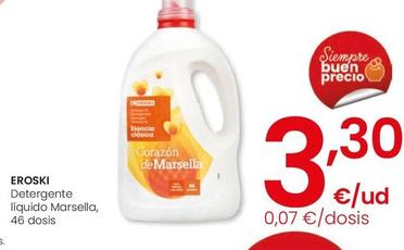 Oferta de Eroski - Detergente Liquido Marsella por 3,3€ en Eroski