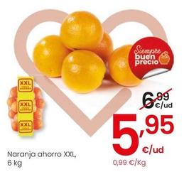 Oferta de Naranja Ahorro XXL por 5,95€ en Eroski