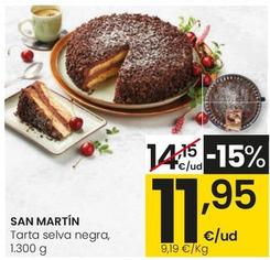 Oferta de Tarta Selva Negra por 11,95€ en Eroski
