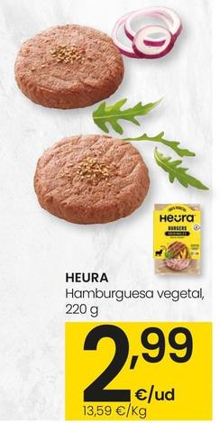 Oferta de Heura - Hamburguesa Vegetal por 2,99€ en Eroski