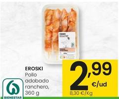 Oferta de Eroski - Pollo Adobado Ranchero por 2,99€ en Eroski