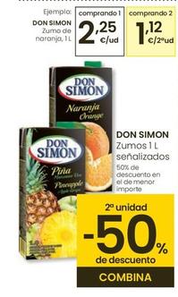 Oferta de Don Simón - Zumo De Naranja por 2,25€ en Eroski