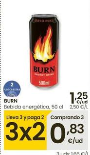 Oferta de Burn - Bebida Energetica por 1,25€ en Eroski