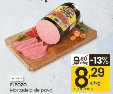 Oferta de Elpozo - Mortadela De Pavo por 8,29€ en Eroski