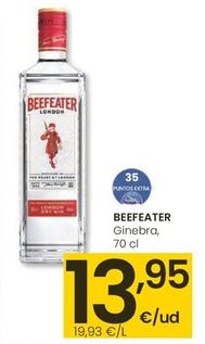 Oferta de Beefeater - Ginebra por 13,95€ en Eroski