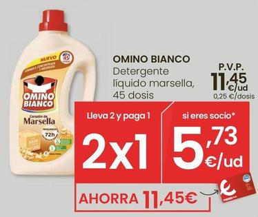 Oferta de Omino Bianco - Detergente Marsella por 11,45€ en Eroski