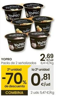 Oferta de Danone - Yopro por 2,69€ en Eroski