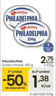 Oferta de Philadelphia - Queso Natural por 2,75€ en Eroski