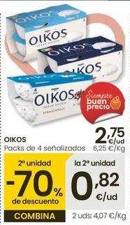 Oferta de Danone - Oikos por 2,75€ en Eroski