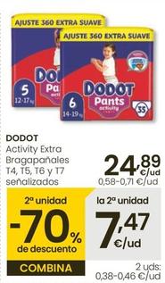 Oferta de Dodot - Activity Extra Bragapanales por 24,89€ en Eroski