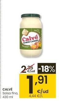 Oferta de Calvé - Salsa Fina por 1,91€ en Eroski