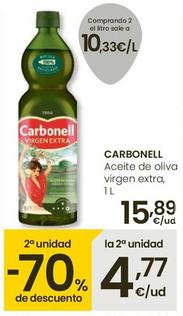 Oferta de Carbonell - Aceite De Oliva Virgen Extra por 15,89€ en Eroski