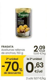 Oferta de Fragata - Aceitunas Rellenas De Anchoa por 2,09€ en Eroski