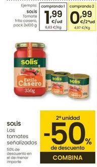 Oferta de Solís - Tomate Frito Casero por 1,99€ en Eroski