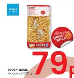 Oferta de Eroski - Macaroni por 0,79€ en Eroski
