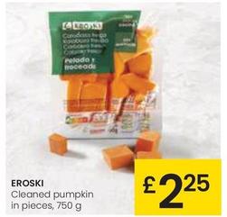 Oferta de Eroski - Cleaned Pumpkin In Pieces por 2,25€ en Eroski