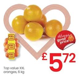 Oferta de Top Value XXL Oranges por 5,72€ en Eroski