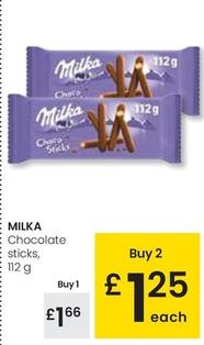 Oferta de Milka - Chocolate Sticks por 1,66€ en Eroski