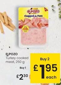 Oferta de Elpozo - Turkey Cooked Meat por 2,3€ en Eroski