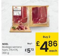 Oferta de Noel - Bodega Serrano Ham por 5,72€ en Eroski