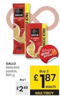 Oferta de Gallo - Selected Pastas por 2,49€ en Eroski
