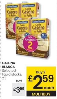 Oferta de Gallina Blanca - Selected Liquid Stocks por 3,99€ en Eroski