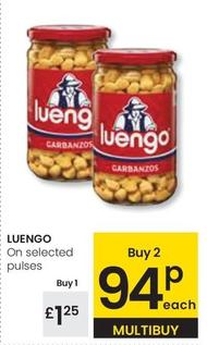 Oferta de Luengo - On Selected Pulses por 1,25€ en Eroski