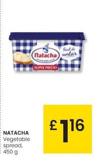 Oferta de Natacha - Vegetable Spread por 1,16€ en Eroski