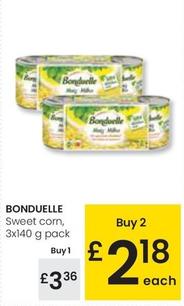 Oferta de Bonduelle - Sweet Corn por 3,36€ en Eroski
