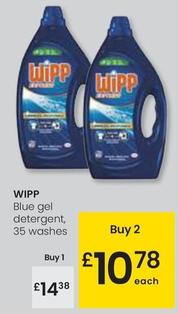 Oferta de Wipp - Blue Gel Detergent por 14,38€ en Eroski