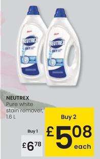 Oferta de Neutrex - Pure White Stain Remover por 6,78€ en Eroski