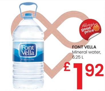Oferta de Font Vella - Mineral Water por 1,92€ en Eroski