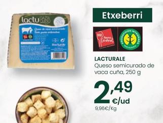 Oferta de Lacturale - Queso Semicurado De Vaca Cuna por 2,49€ en Eroski