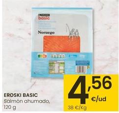 Oferta de Eroski - Salmon Ahumado por 4,56€ en Eroski