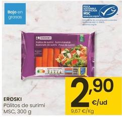 Oferta de Eroski - Palitos De Surimi por 2,9€ en Eroski