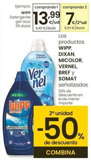 Oferta de Wipp - Detergente Gel Azul por 13,99€ en Eroski