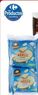Oferta de Carrefour - Tortitas de arroz integral bañadas en chocolate o yogur  por 1,25€ en Carrefour
