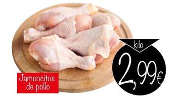 Oferta de Jamoncitos de pollo por 2,99€ en Supermercados Piedra