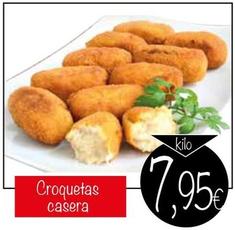 Oferta de Croquetas por 7,95€ en Supermercados Piedra