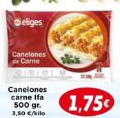 Oferta de Canelones por 1,75€ en Supermercados Piedra