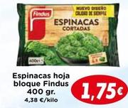 Oferta de Espinacas por 1,75€ en Supermercados Piedra